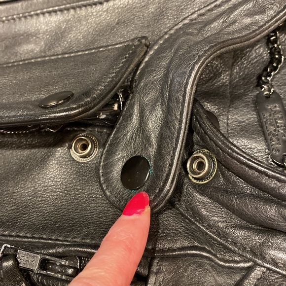 Harley-Davidson Vintage Leather Motorcycle Riding Jacket 32/4 With HOG Pin - Picture 16 of 17